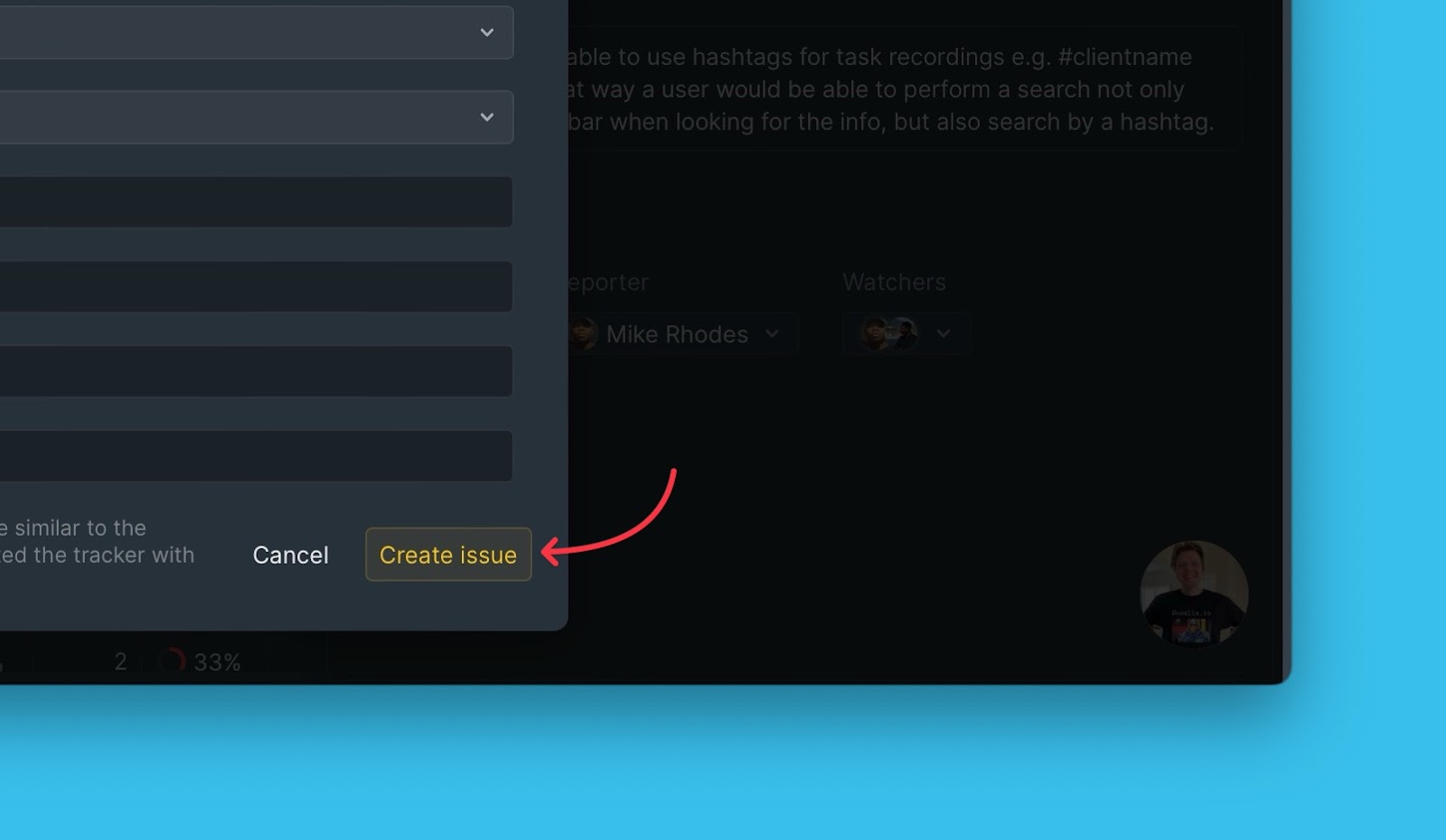 Button Vorgang erstellen