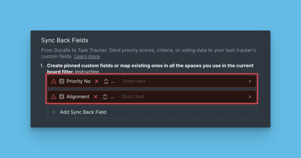Standard-Standardfelder