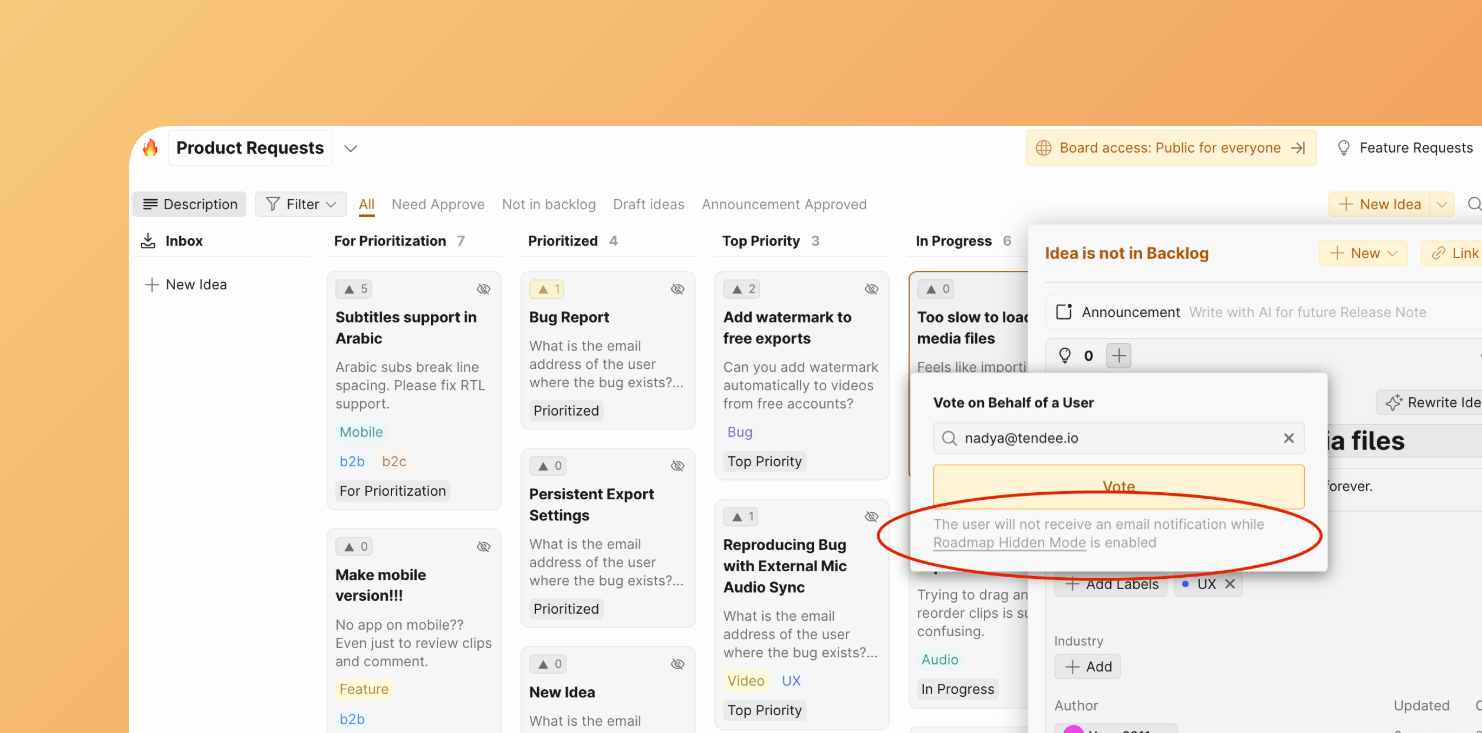 No notifications will be sent