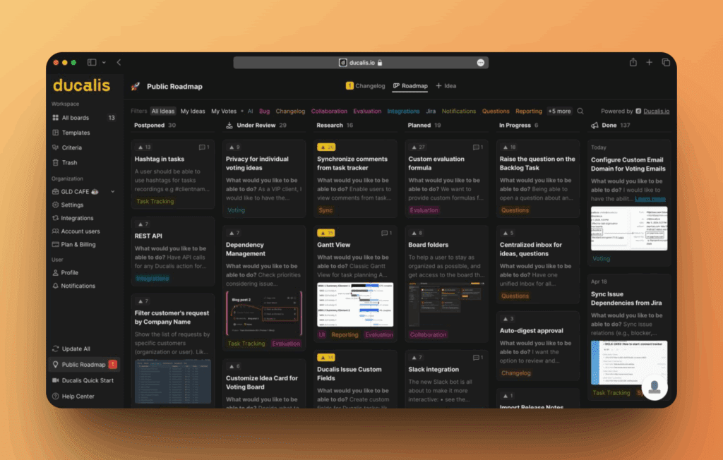 In Website eingebettete Roadmap mittels iframe