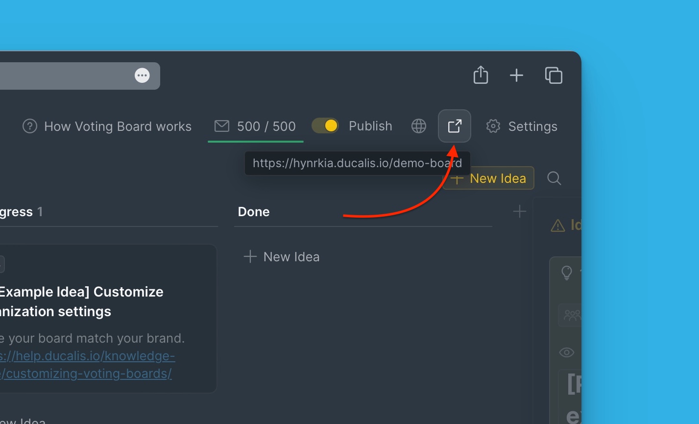 Redirect-Button-Position