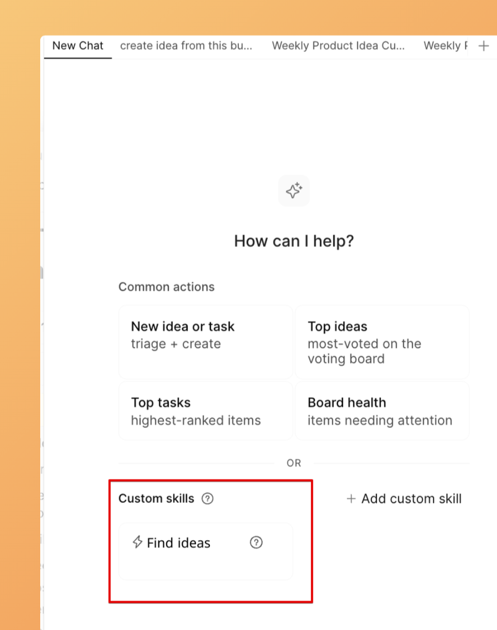 Where to find custom skills
