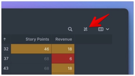 Option zum Deaktivieren der automatischen Sortierung