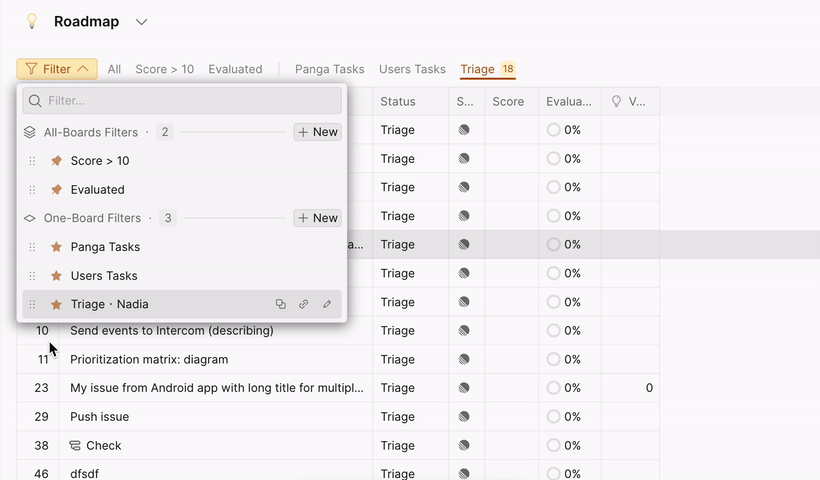 Demonstration der Filter-Neuanordnung