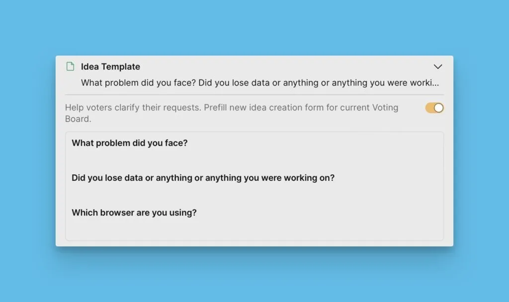 バグレポートテンプレートの例