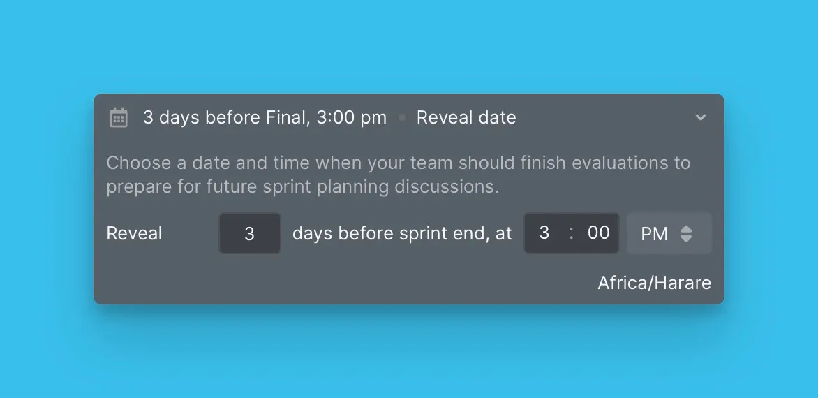 公開日と評価リマインダーの設定