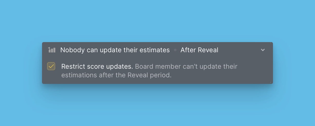 Configure score update permissions