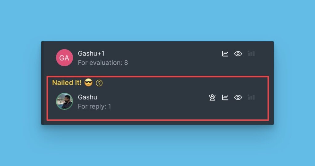Users who completed evaluation