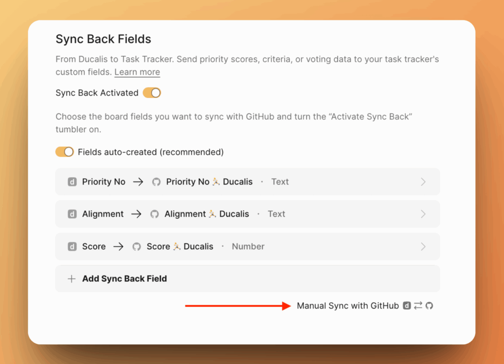 手動同期ボタン