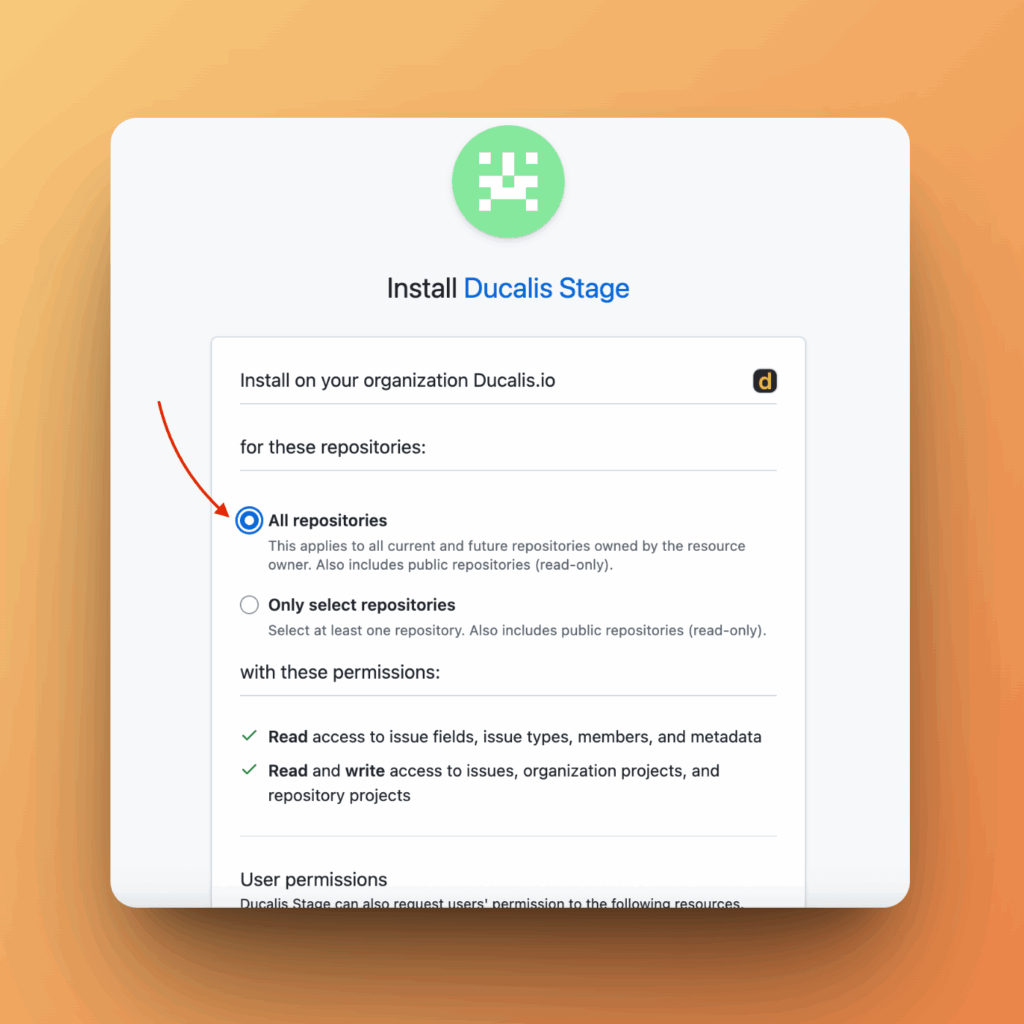 Repository-Auswahl - alle Repositories
