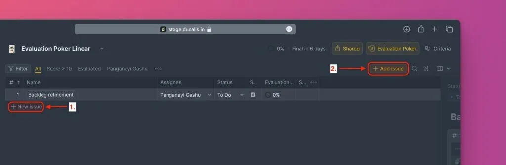 課題を追加ボタンの位置