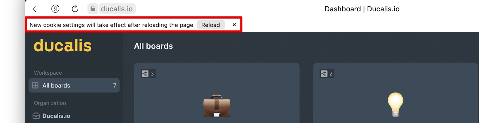So aktivierst du Drittanbieter-Cookies, damit Mediendateien geladen werden können.
