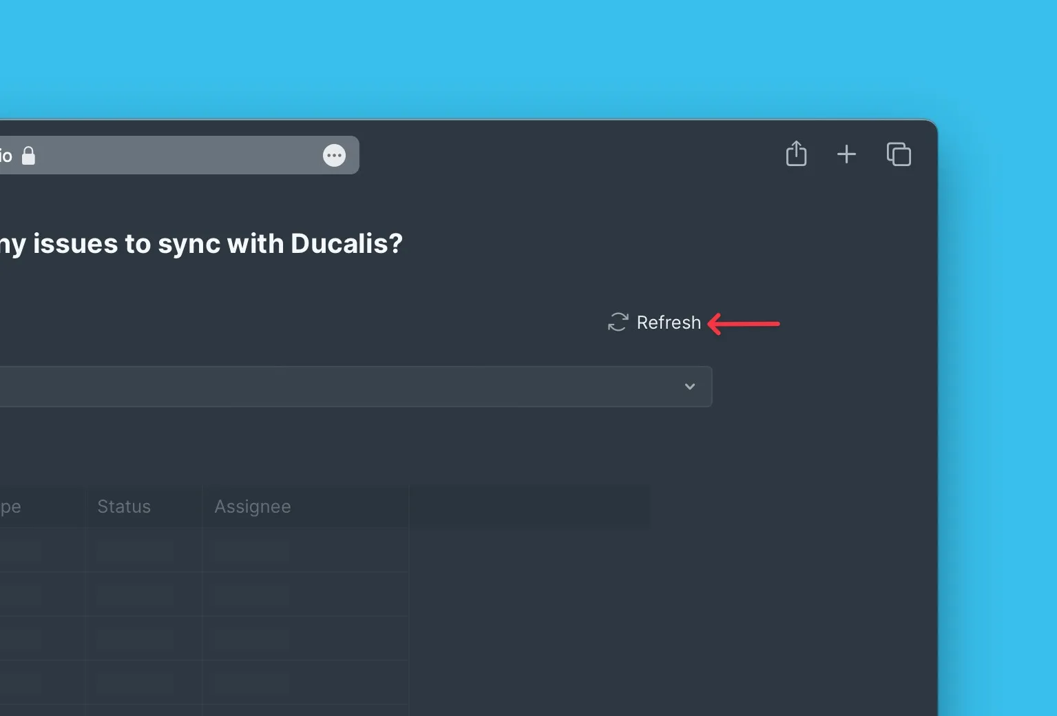 フィルタ更新ボタン