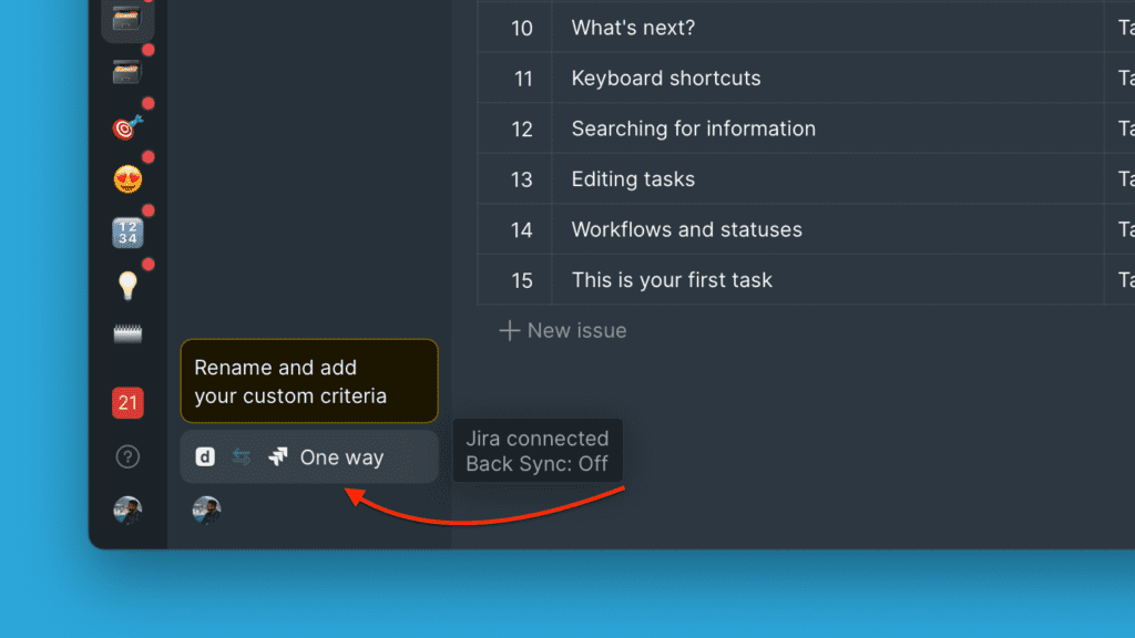 Zugriff auf Sync-Einstellungen