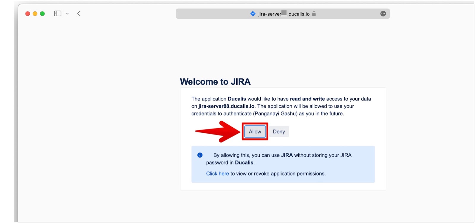 OAuth-Berechtigungsdialog