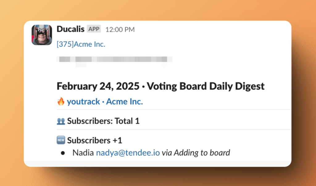 Daily Digest Benachrichtigungsbeispiel