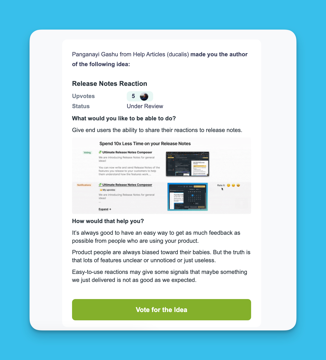 作成者割り当て通知メール