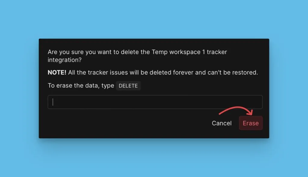 消去ボタンの確認