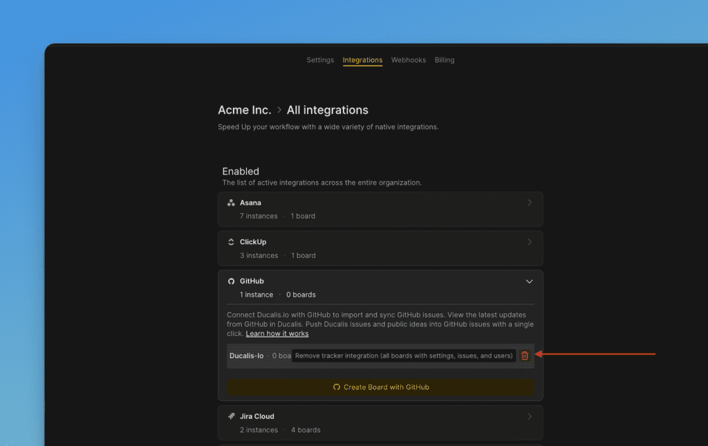 DELETE eingeben zur Bestätigung der Entfernung