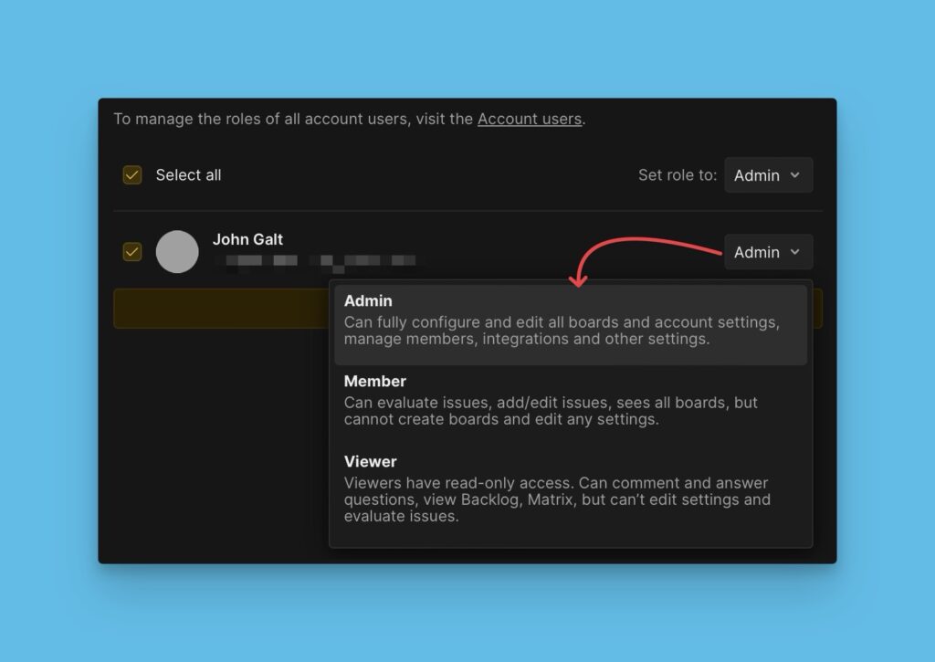 Rollen zu Usern zuweisen