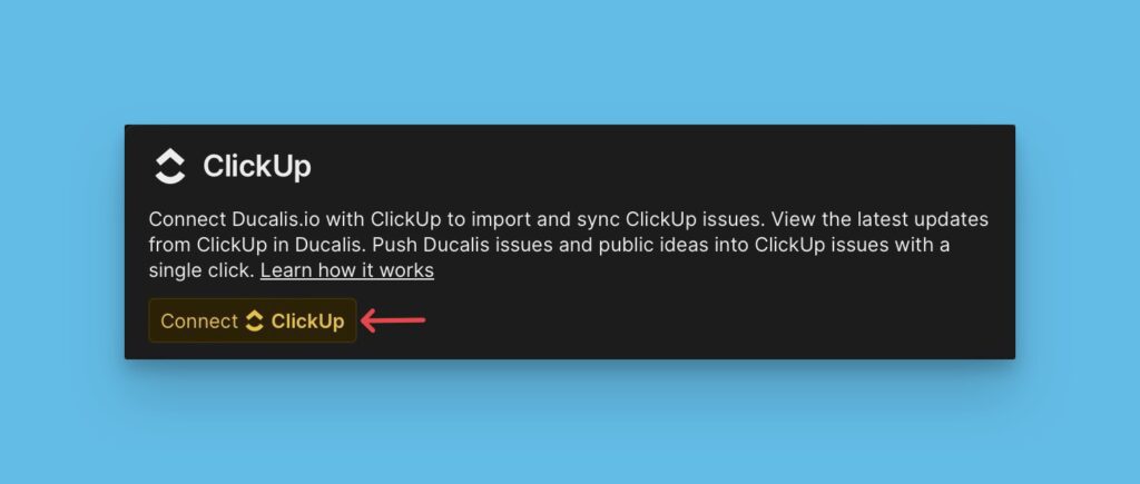 Verbinden-Button für Task-Tracker