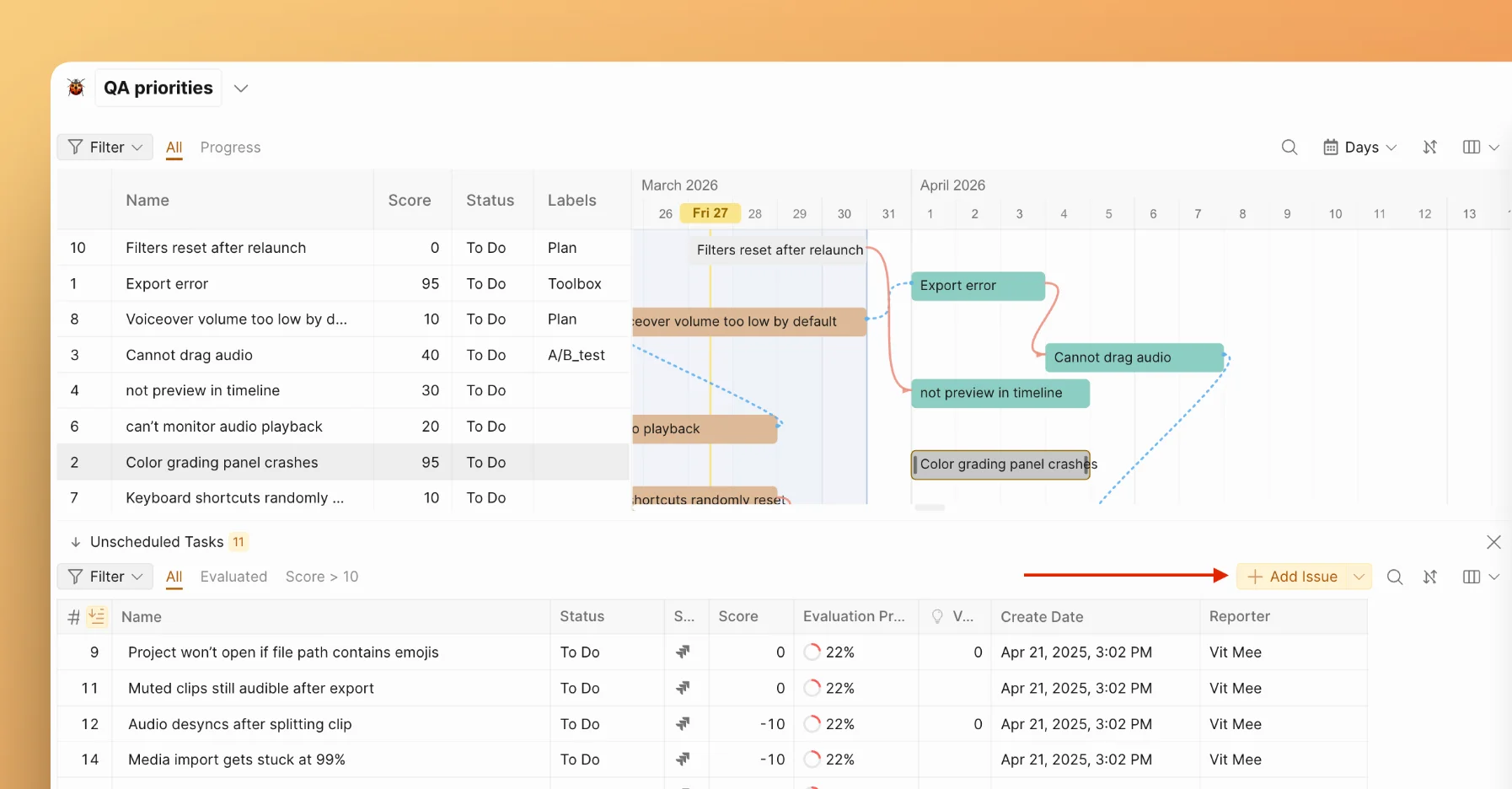 Görevleri manuel olarak ekleme