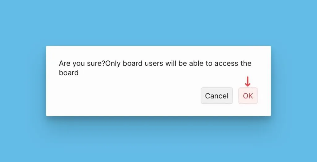 プライバシー変更の確認