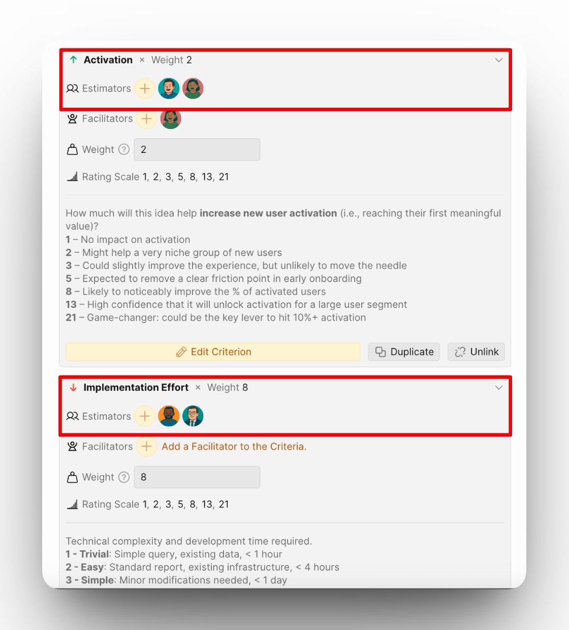 Kriterlere kullanıcılar ekleyin