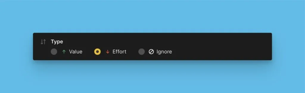 基準タイプの選択