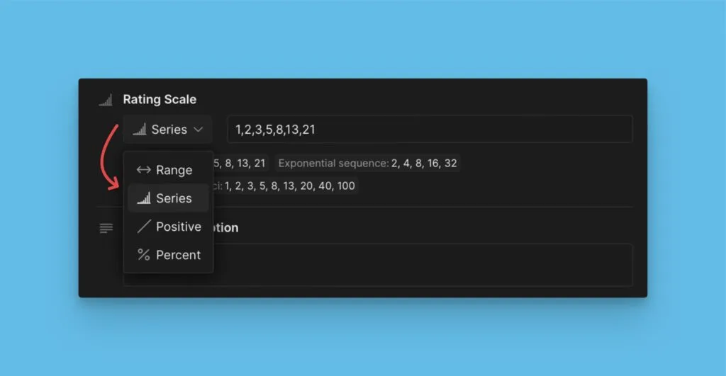 スコアリング方法のオプション