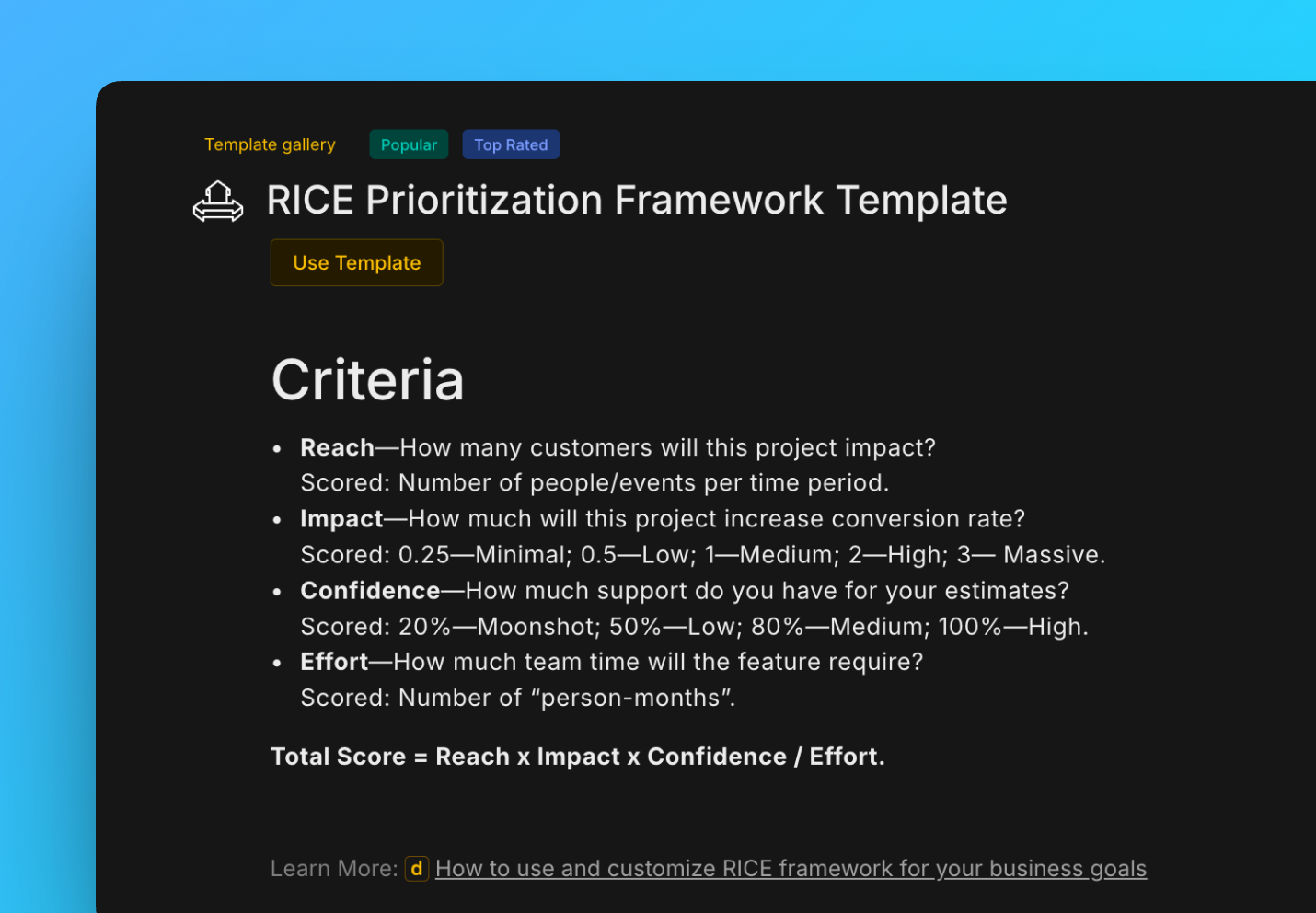 Çerçeve ayrıntıları sayfası