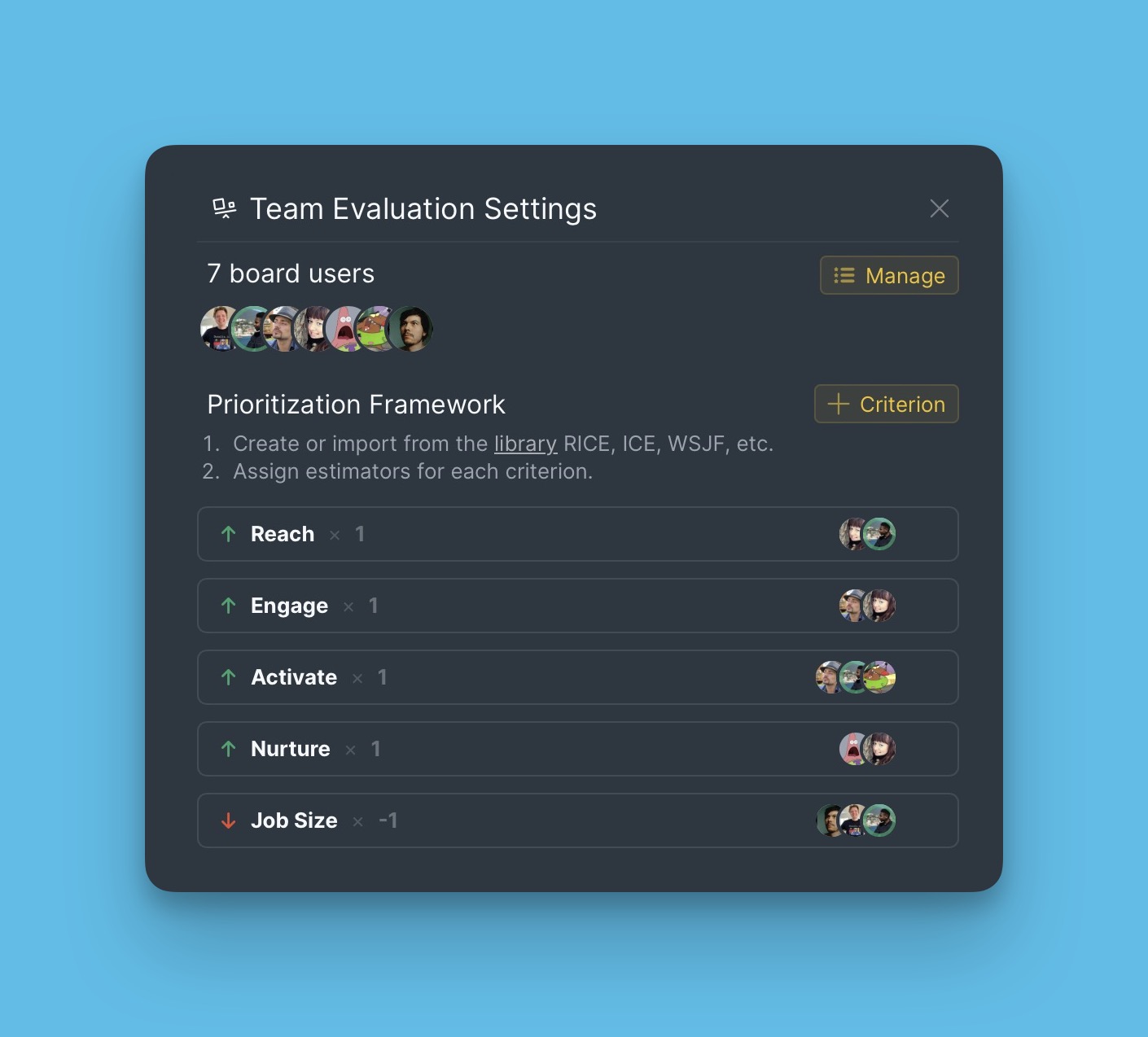 Neues Board mit Framework