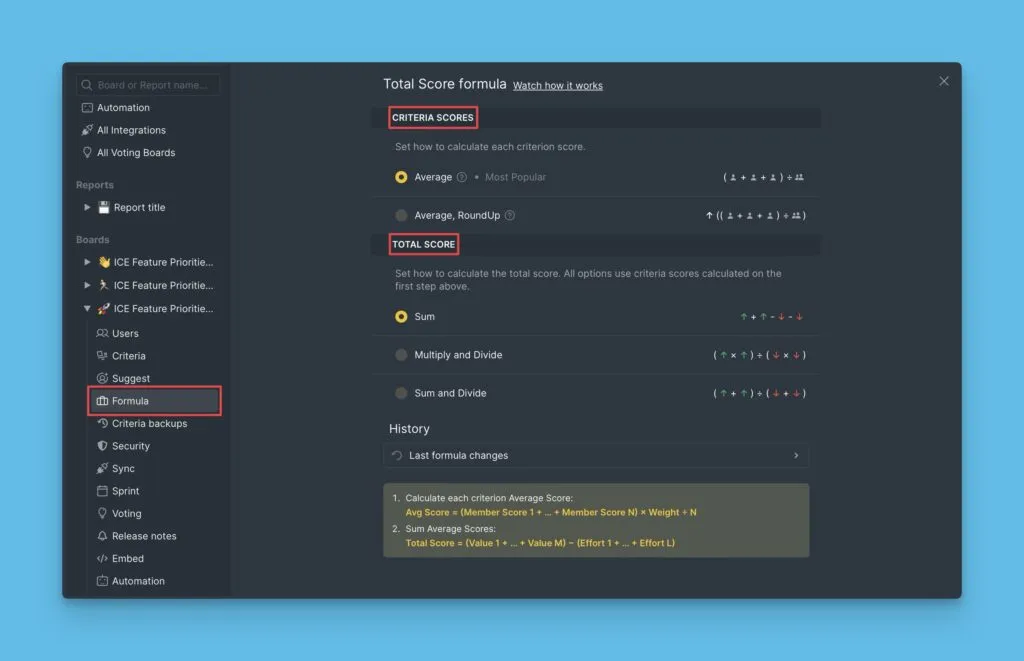 2 段階の計算: 基準スコア、そして合計スコア