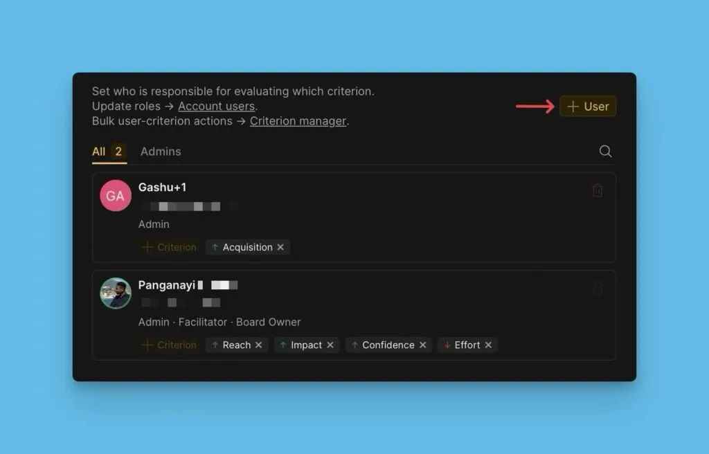 ユーザー追加ボタン