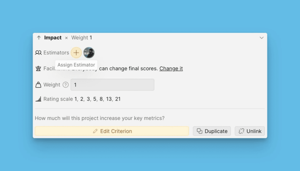 評価者追加ボタン