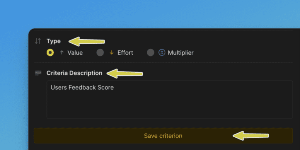 基準タイプと説明