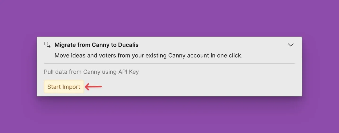 インポート開始ボタン