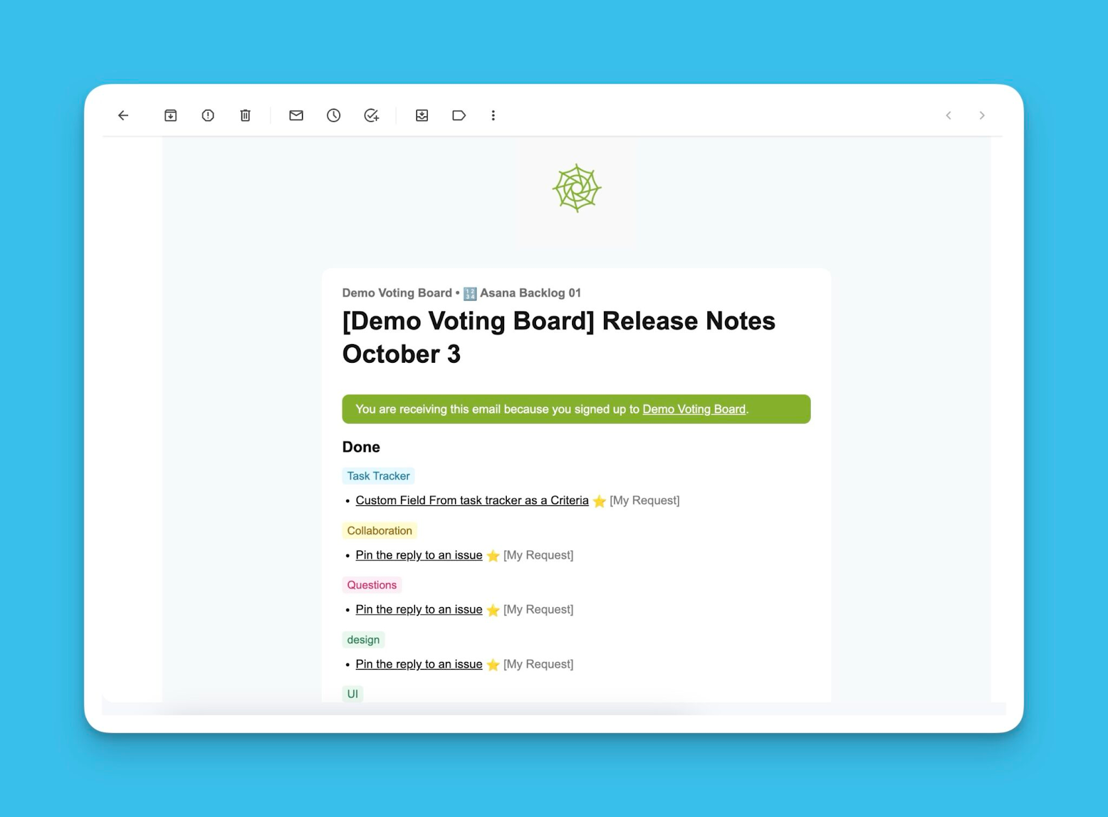 自動化されたリリースノートワークフロー