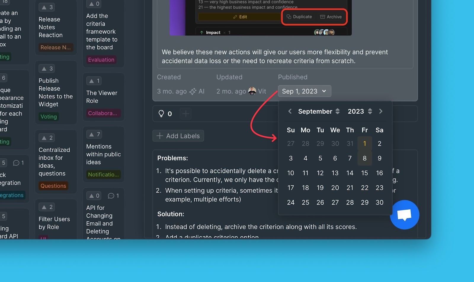 Kalenderdatumsauswahl
