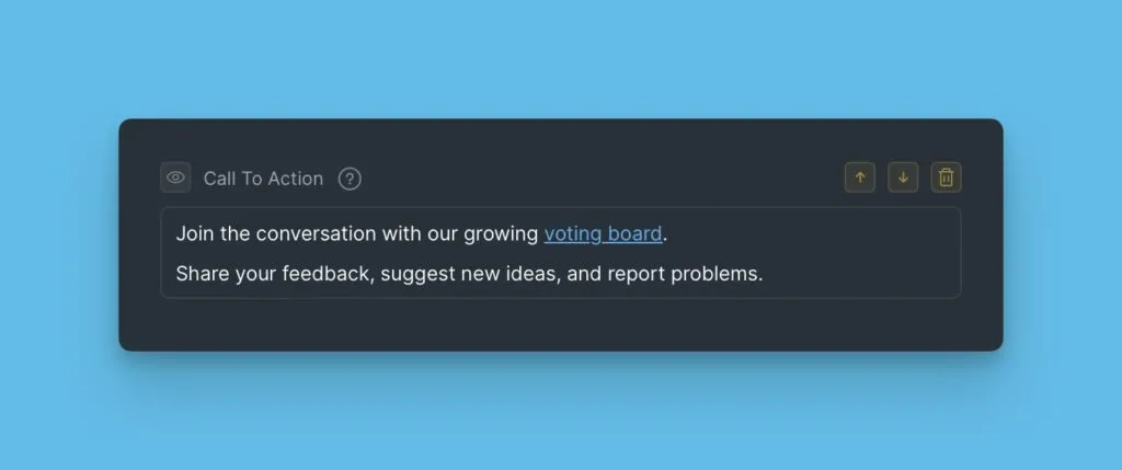コールトゥアクションブロック
