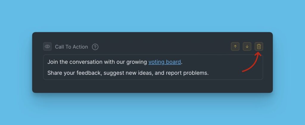 Block-Löschen-Option