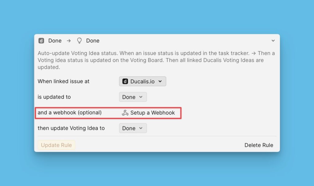 Webhook-Konfigurationsbeispiel
