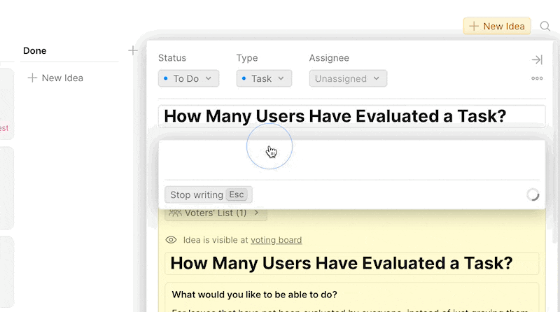 KI generiert Ankündigung (Animation)
