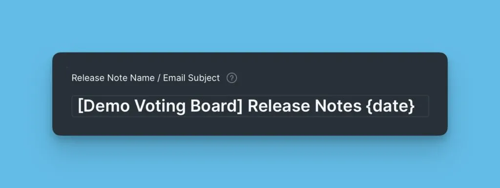 変数オプション付きのタイトルブロック