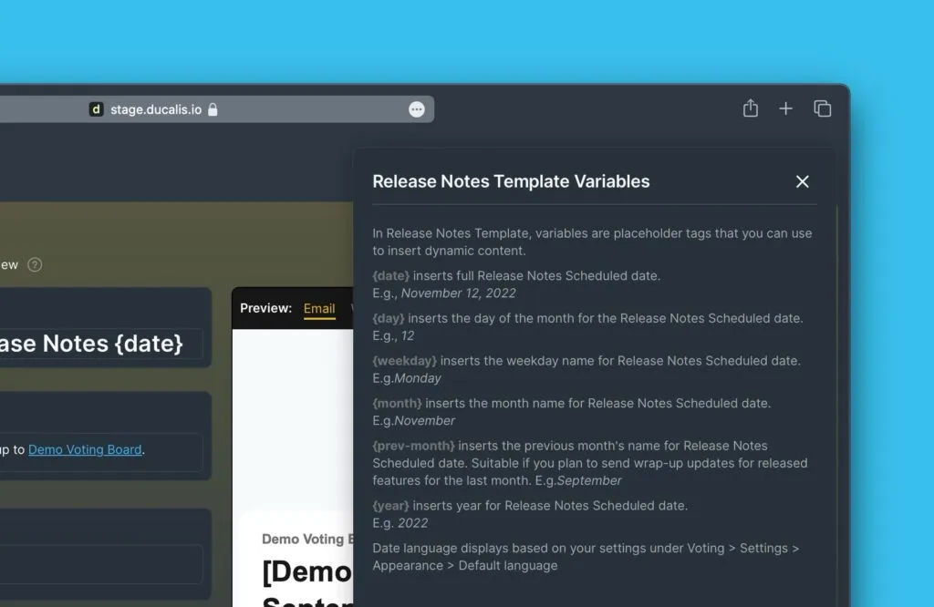 利用可能な変数タイプ