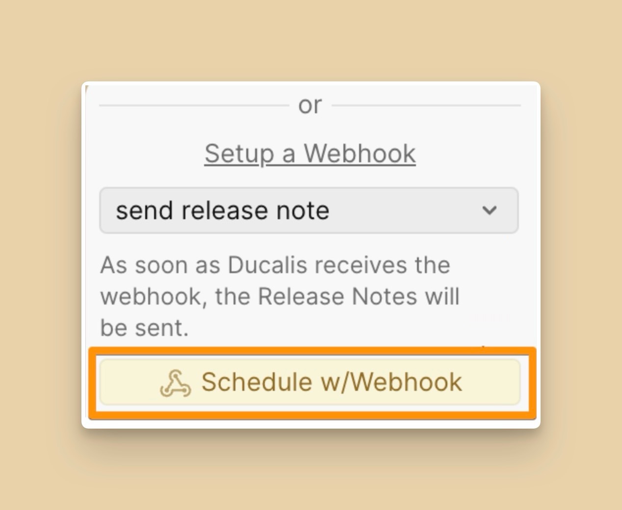 Release Notes Webhook-Einstellungen