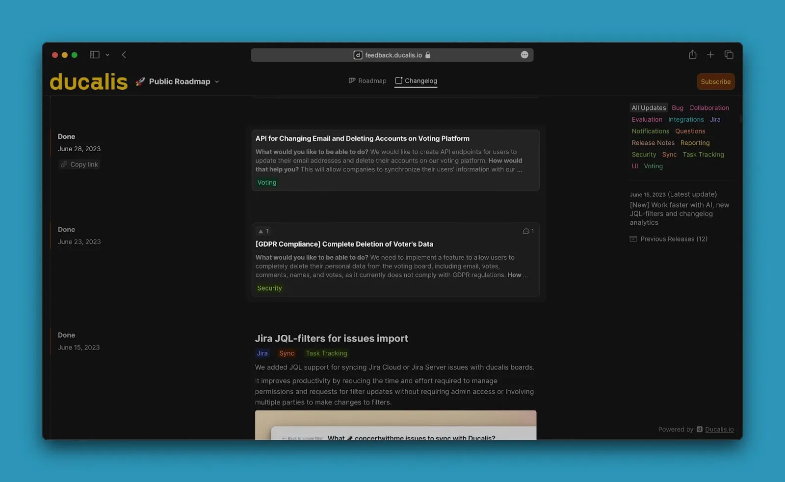アナウンスヘッダーなしで表示されるアイデア