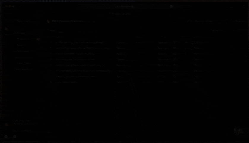 Animation demonstrating the CSV file import process for issues