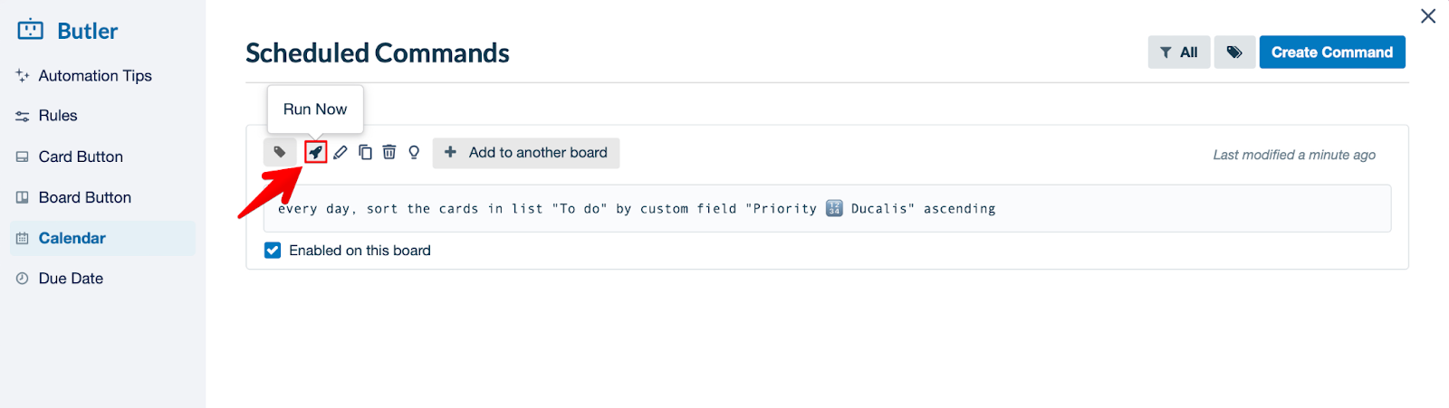 オートメーションテストボタン