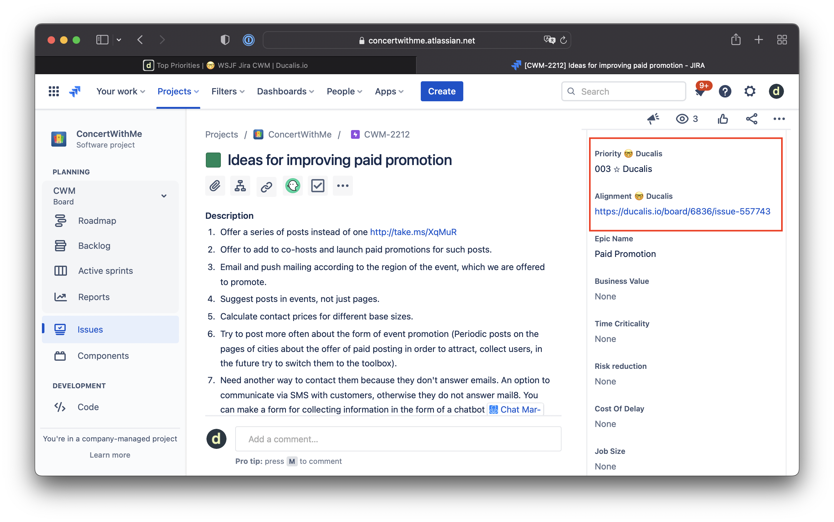 Rank Jira Issues by priority rank field